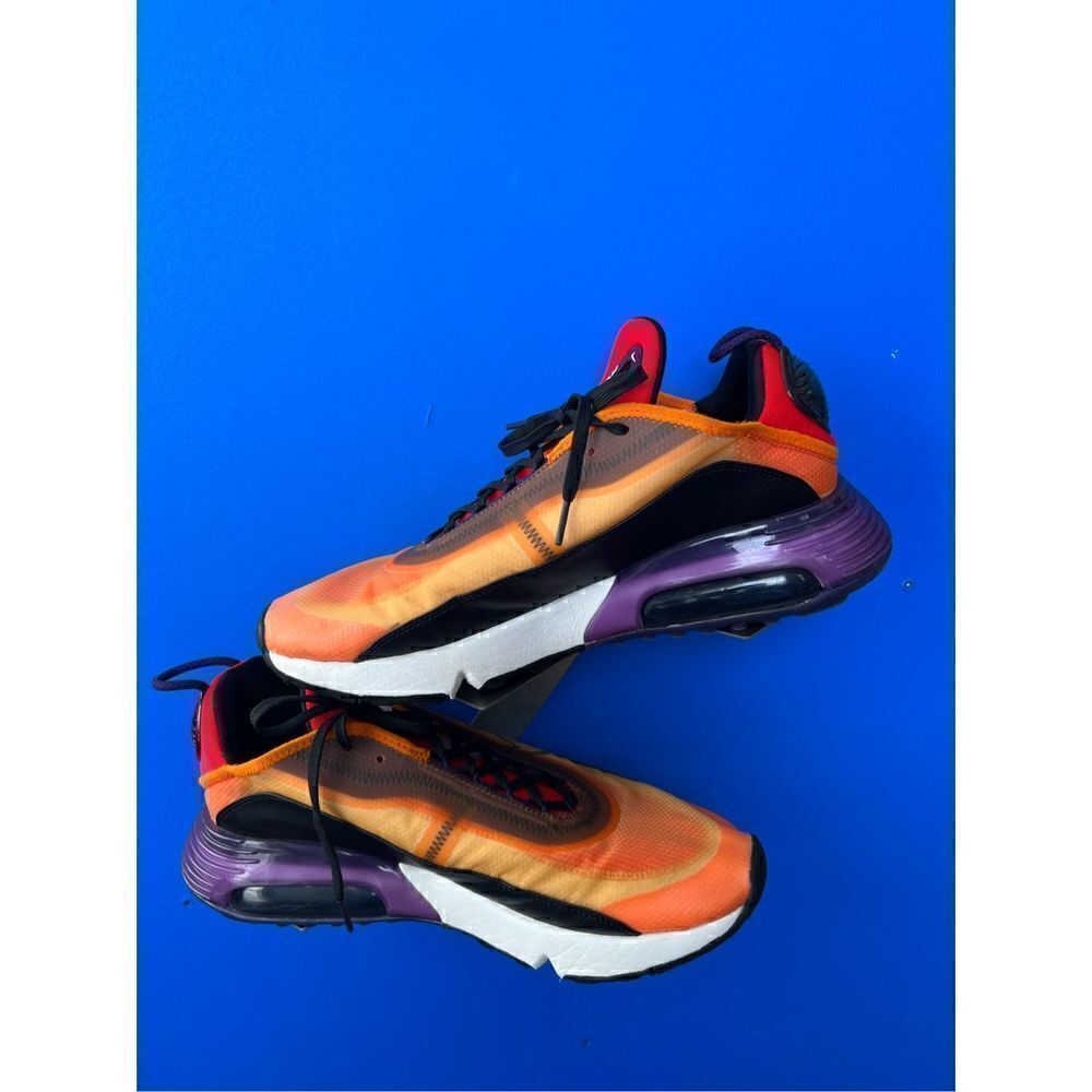 Nike Air Max 2090 Magma Orange Men’s Size 12 Black Eggplant White BV9977-800